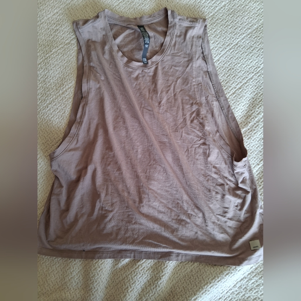Vuori Dusty Rose Sleeveless Top